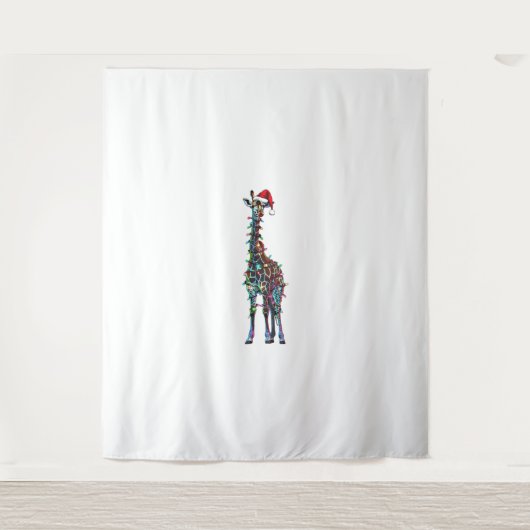 Giraffe kerst _1 wandkleed (Voorkant)