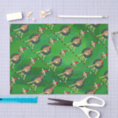 Giraffe kerstcadeaupapier tissuepapier (Craft)