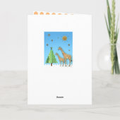GIRAFFE KERSTMIJS KAART (Achterkant)