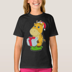 Giraffe kerstpakket t-shirt