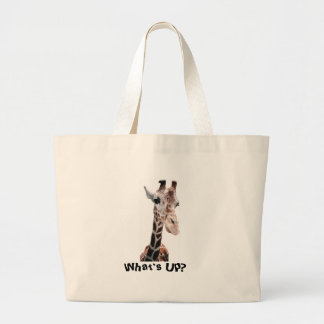 Giraffe Kijk Grote Tote Bag