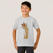 Giraffe Kind T Shirten T-shirt (Voorkant volledig)