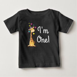 Giraffe Kinderen Birthday Party Cute I'm One