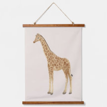 Giraffe-kinderkamer Kunst Tapijt