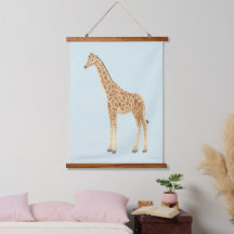 Giraffe-kinderkamer wandtapijt