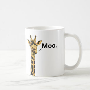 Giraffe Koe Grappige Mok