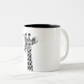 Giraffe koffiebeker mok beker schattig aangepast o (Voorkant rechts)