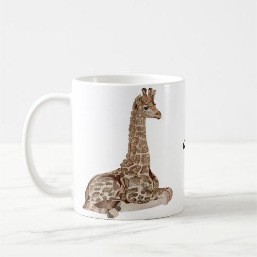 Giraffe Koffiemok (Links)