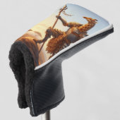 Giraffe krijger golfheadcover (3/4 voorkant)