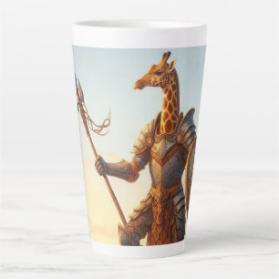 Giraffe krijger latte mok