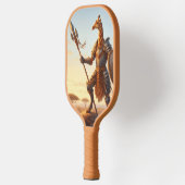 Giraffe krijger pickleball paddle (Links)