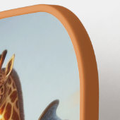 Giraffe krijger pickleball paddle (Links Detail)