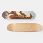 Giraffe krijger skateboard (Horizontaal)