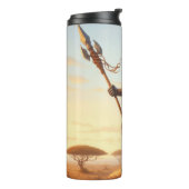 Giraffe krijger thermosbeker (Gedraaid links)