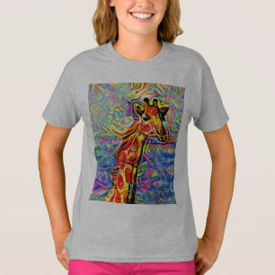 GIRAFFE KUNST T-SHIRTS TEES KINDEREN