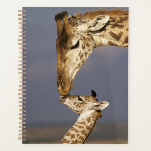 Giraffe kust baby giraffe planner (Voorkant)