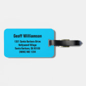 Giraffe lachen graphic genaamd bagagelabel (Achterkant horizontaal)