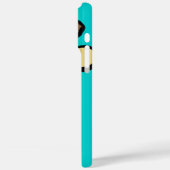 Giraffe lacht grafisch aqua blauwgroen iPhone 6 ho Case-Mate iPhone Case (Achterkant / Links)