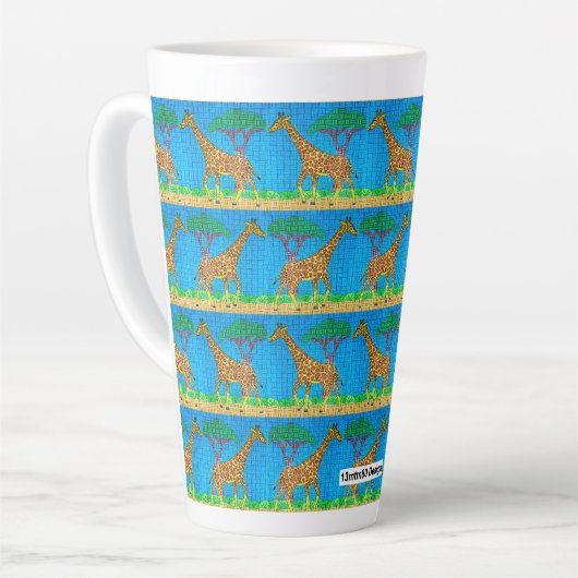 Giraffe - Latte Mug (Angle gauche)
