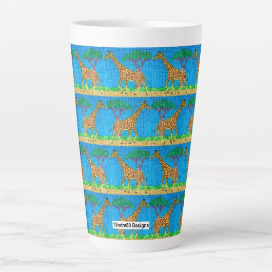 Giraffe - Latte Mug (Devant)