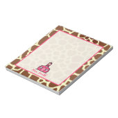 Giraffe Leerleraar Notitieblok (Gedraaid)