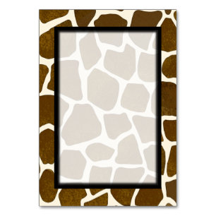 Giraffe Lege tafel nummer Tabletkaart afdrukken Kaart