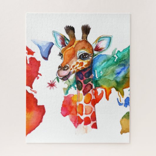 Giraffe Legpuzzel (Verticaal)