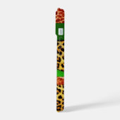 GIRAFFE LÉOPARD PEAU VERT EMERALD GEM IMPRIMÉ (Côté gauche)