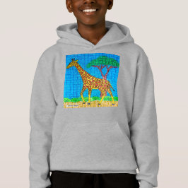 Giraffe (levendig) - Boy's Hoodie