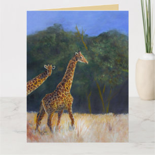 Giraffe Liefde Kaart