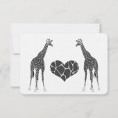 Giraffe Liefde RSVP (Achterkant)