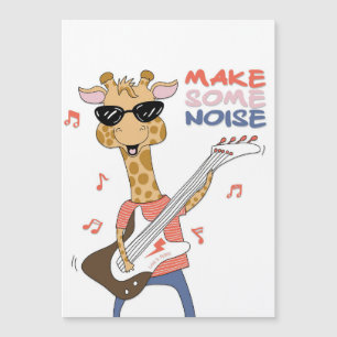 Giraffe Liefhebber Giraffe Gitaar Maak Wat Lawaai