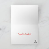 Giraffe Love Heart Carte Saint Valentin (Intérieur)