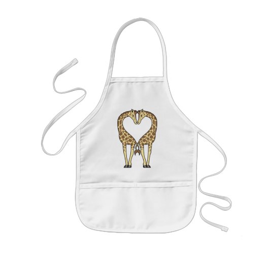 Giraffe Love Kinder Schort (Voorkant)
