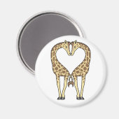 Giraffe Love Magneet (Voorkant / Achterkant)