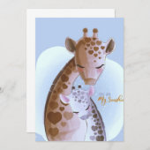 Giraffe Lover Cute Giraffes Bedankkaart (Voorkant / Achterkant)
