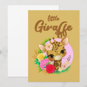 Giraffe Lover Giraffes Afrika Programma (Voorkant / Achterkant)