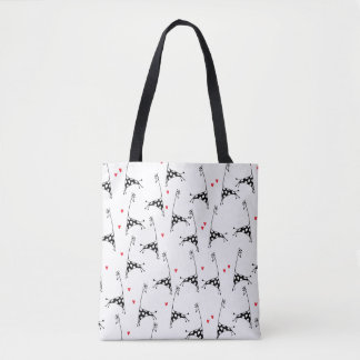 Giraffe Lover - Over de hele Canvas tas