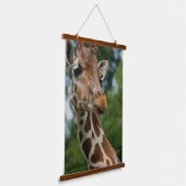 Giraffe Lovers Art Hangend Wandkleed (Gebogen)