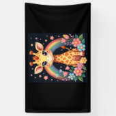 Giraffe Lovers T-shirt Spandoek (Verticaal)
