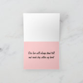 Giraffe Luv-Jubileum Kaart (Binnen)