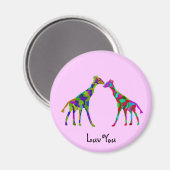 Giraffe Luv Magneten (Voorkant / Achterkant)