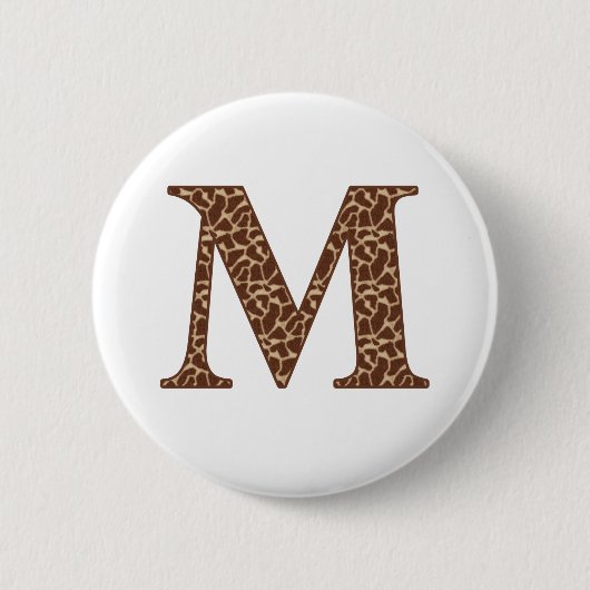 GIRAFFE M RONDE BUTTON 5,7 CM (Voorkant)