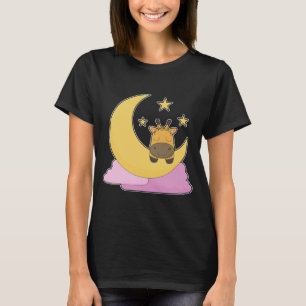 Giraffe Maan T-shirt