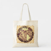 Giraffe Maan Tote Bag (Achterkant)