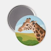 Giraffe Magneet (Voorkant / Achterkant)