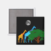 Giraffe Magnet Magneet (Voorkant / Achterkant)