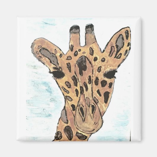 Giraffe Magnet Magneet (Voorkant)
