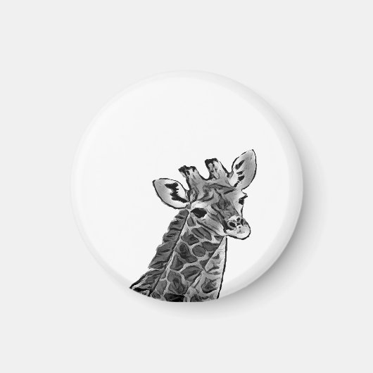 giraffe magnet magneet (Voorkant)
