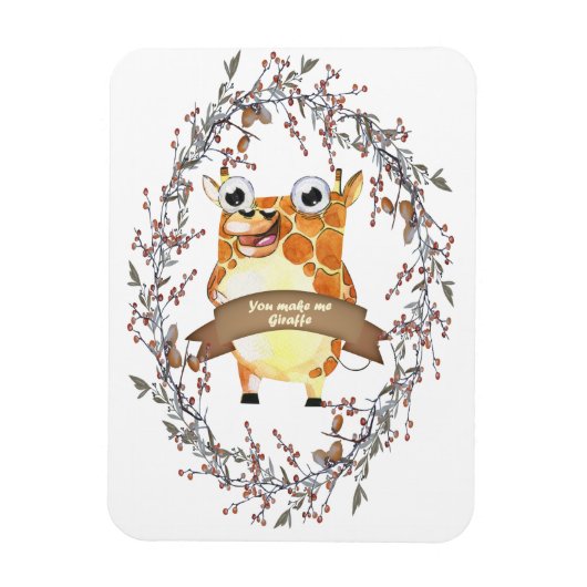 Giraffe magnet magneet (Verticaal)